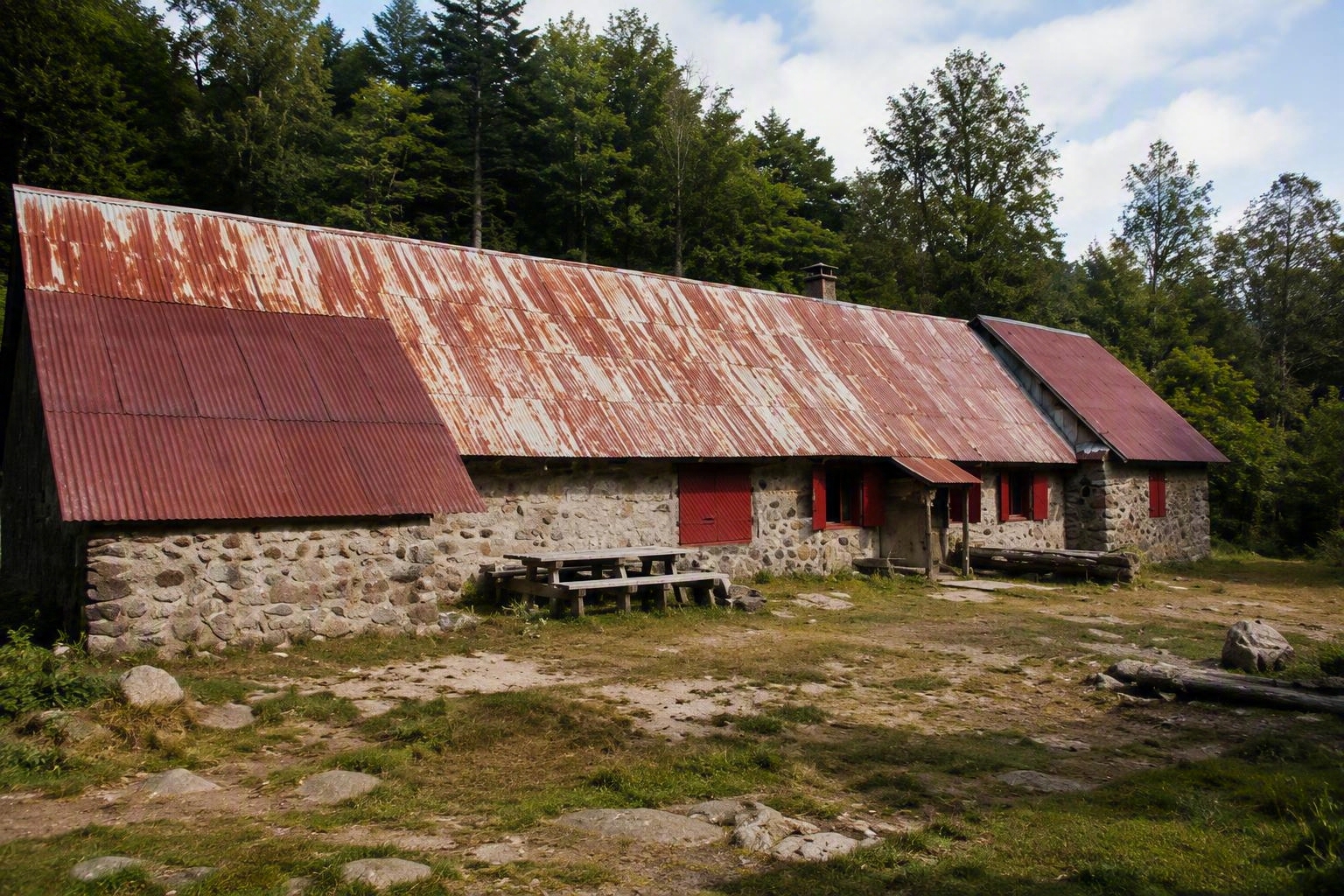 Refuge de la Basse Bers dans la vallée de la Doller
